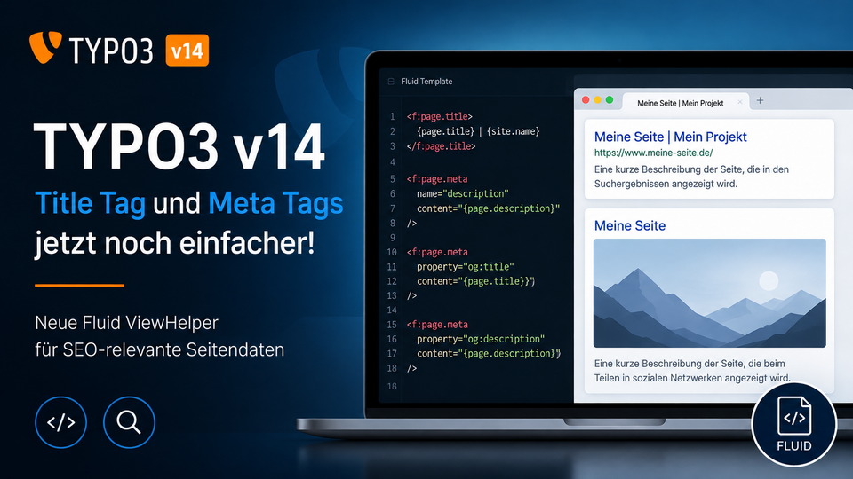 Viewhelper für Title Tag und Meta Tags